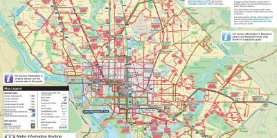 Вашингтон автобусної карті