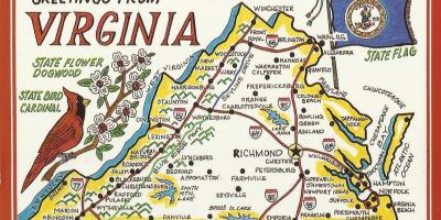 Вашингтон Вірджинії карті