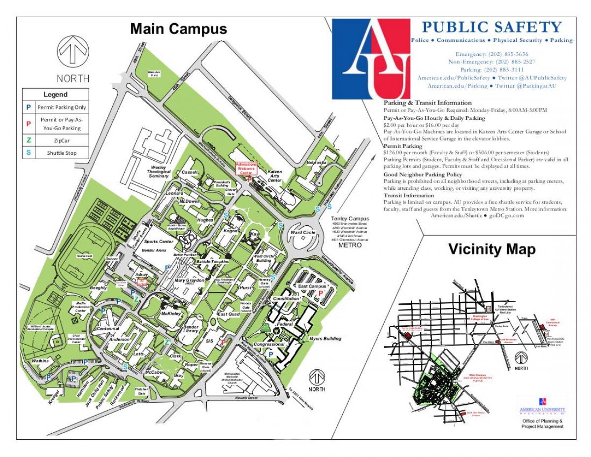 карта АУ кампус