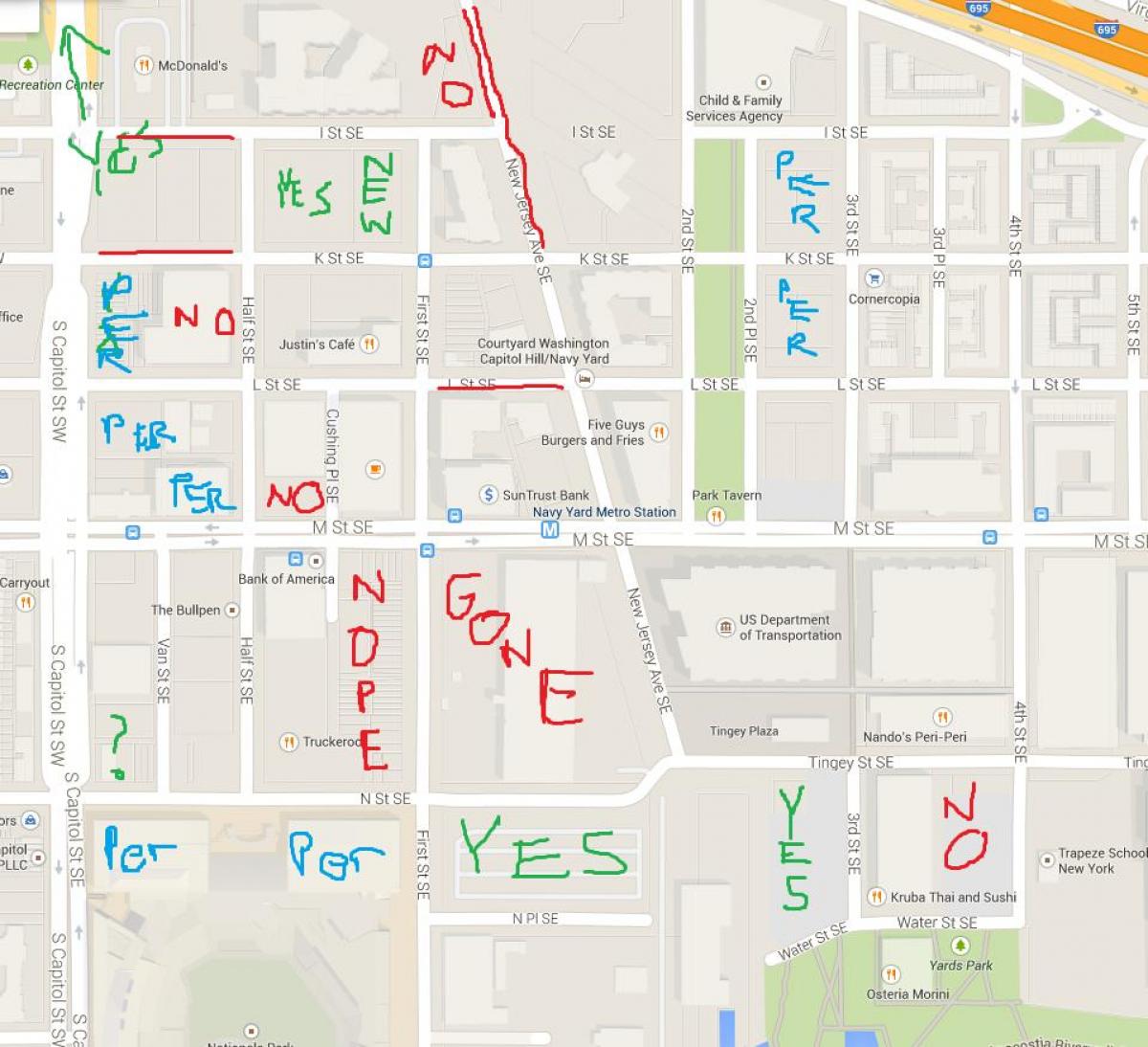 гандикап карта Вашингтона парковка