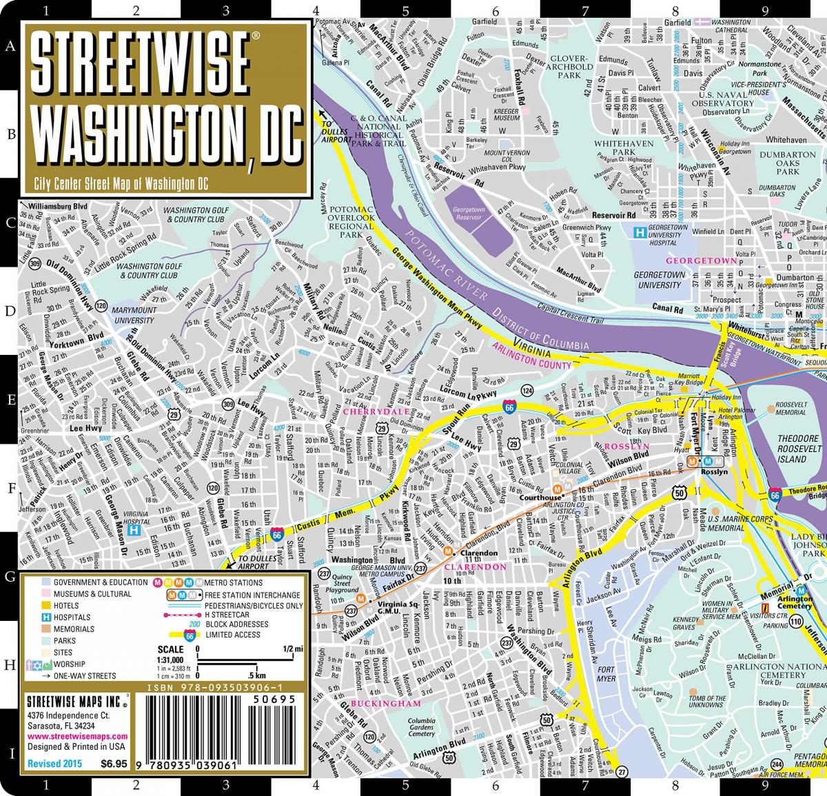 карта вулиць Вашингтона