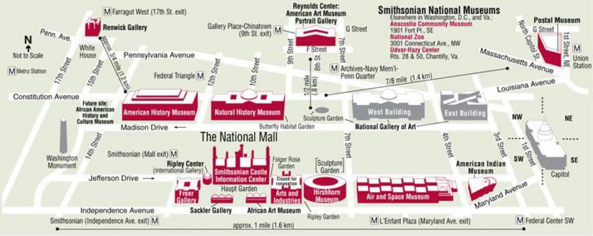DC карту музеїв