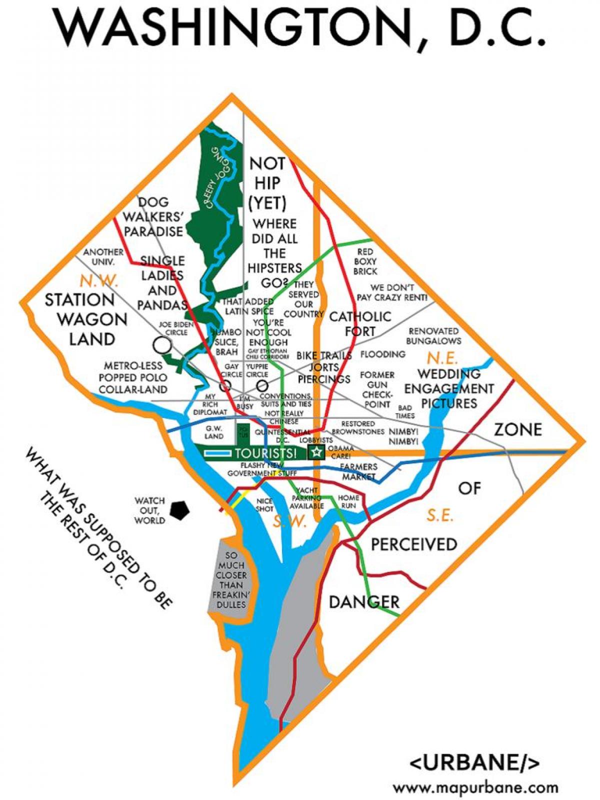 карта магазину Вашингтоні
