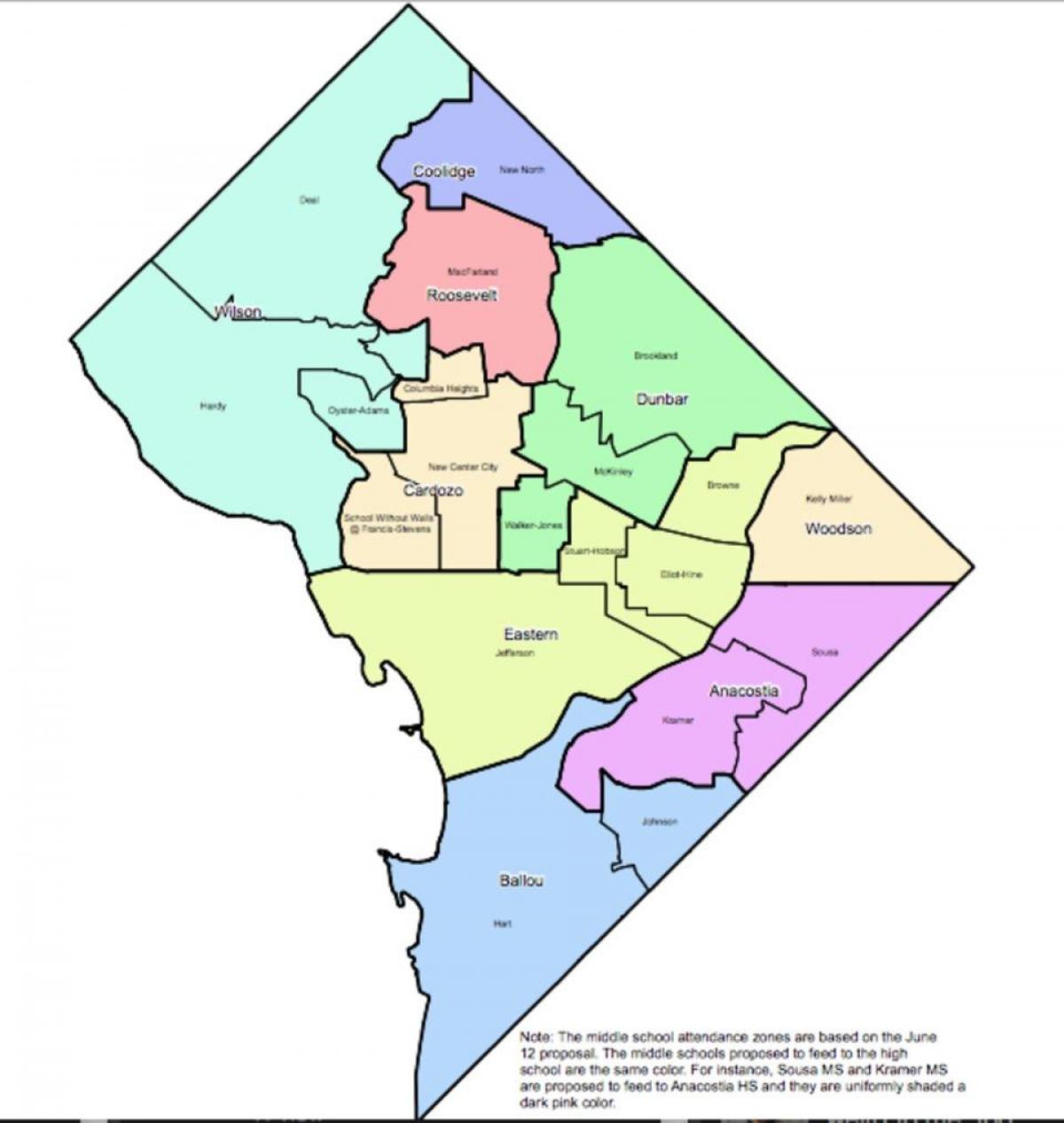 карта шкільні межі округу 
