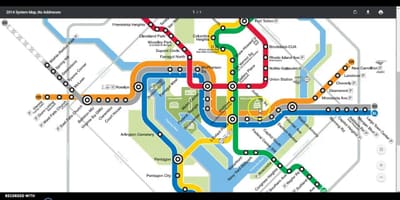 Метро DC картою проїзду 
