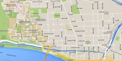 Карта Джорджтауна, Вашингтон, округ Колумбія