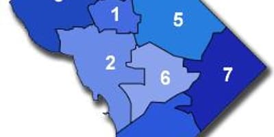 Вашингтон парковка ДЦ карті