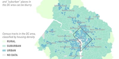 Передмістя DC карту