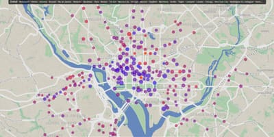 DC карту прокат велосипедів 